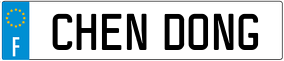 Truck License Plate